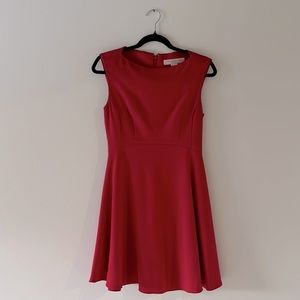 Red professional dress